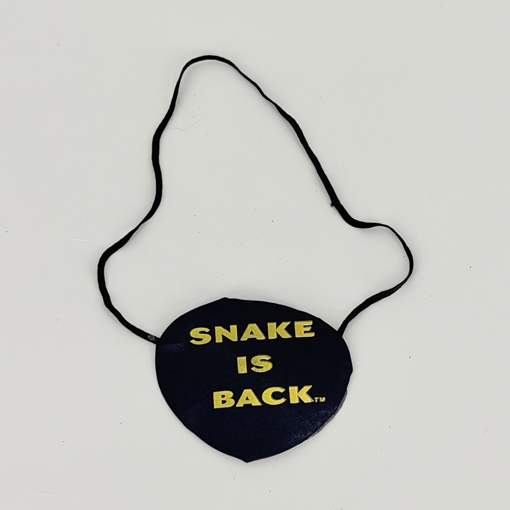Escape From L.A. Movie Promo Eye Patch "Snake Is Back" Plissken Style